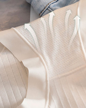 Calcinha de algodão sem costura antibacteriana - [Kit com 5 unidades] + Frete Grátis