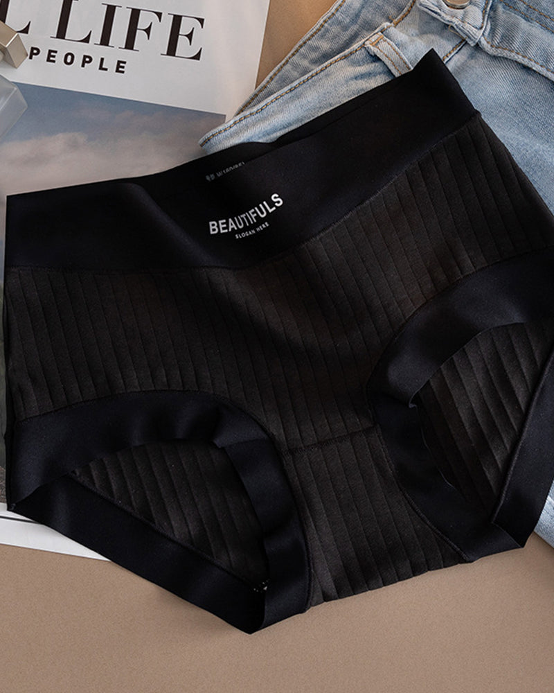 Calcinha de algodão sem costura antibacteriana - [Kit com 5 unidades] + Frete Grátis